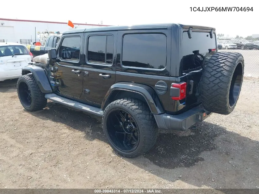 1C4JJXP66MW704694 2021 Jeep Wrangler Unlimited Sahara 4Xe