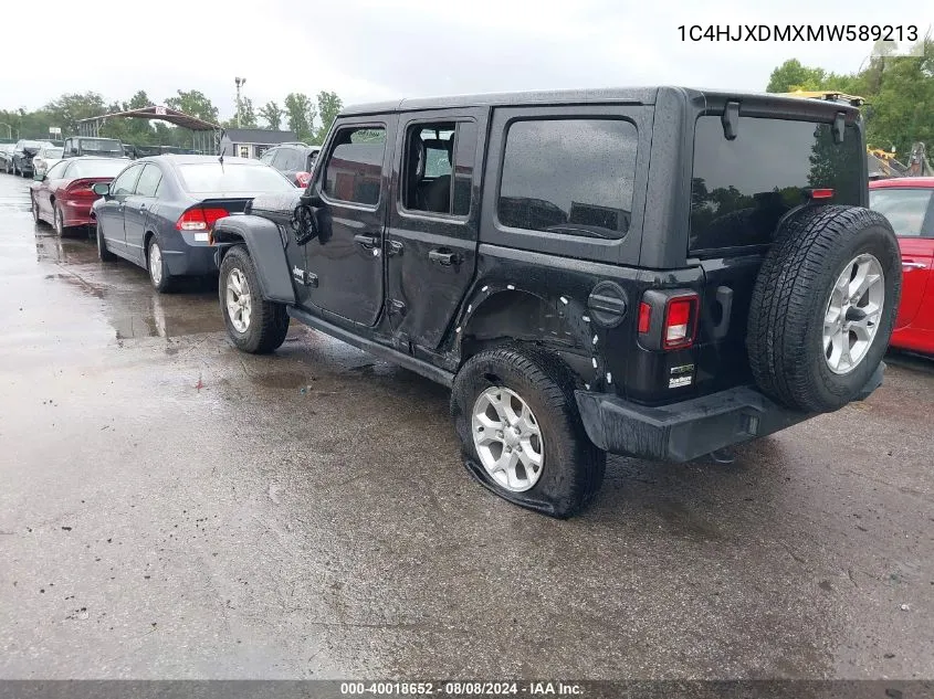 2021 Jeep Wrangler Unlimited Islander 4X4 VIN: 1C4HJXDMXMW589213 Lot: 40018652