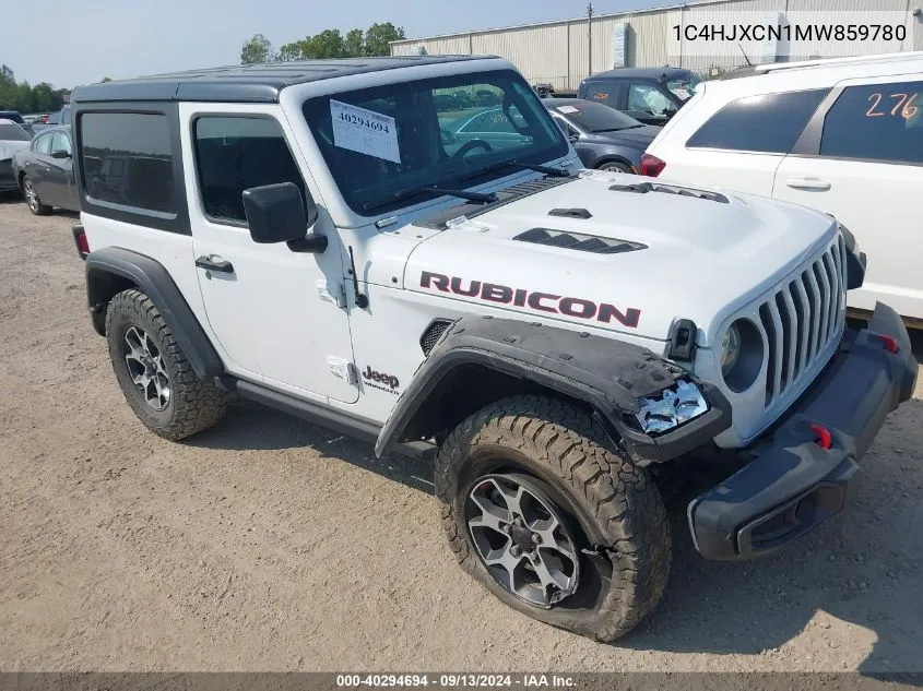 1C4HJXCN1MW859780 2021 Jeep Wrangler Rubicon 4X4