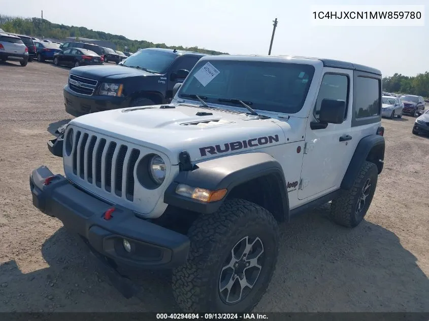 2021 Jeep Wrangler Rubicon 4X4 VIN: 1C4HJXCN1MW859780 Lot: 40294694