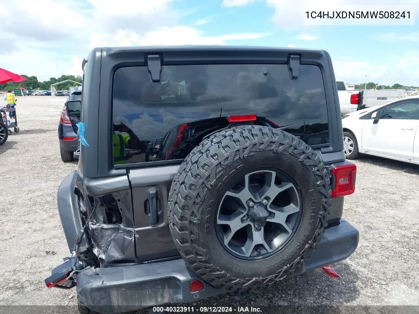 2021 Jeep Wrangler Unlimited Sport VIN: 1C4HJXDN5MW508241 Lot: 40323911