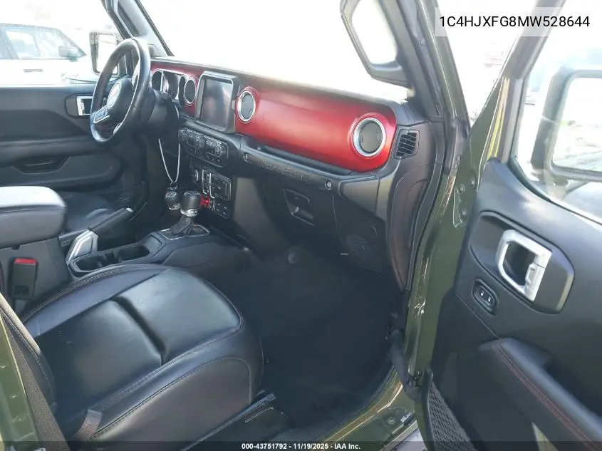 1C4HJXFG8MW528644 2021 Jeep Wrangler Unlimited Rubicon 4X4