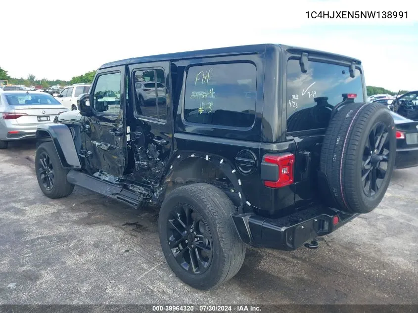 1C4HJXEN5NW138991 2022 Jeep Wrangler Unlimited Sahara