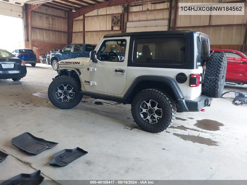 1C4HJXCG8NW184562 2022 Jeep Wrangler Rubicon 4X4