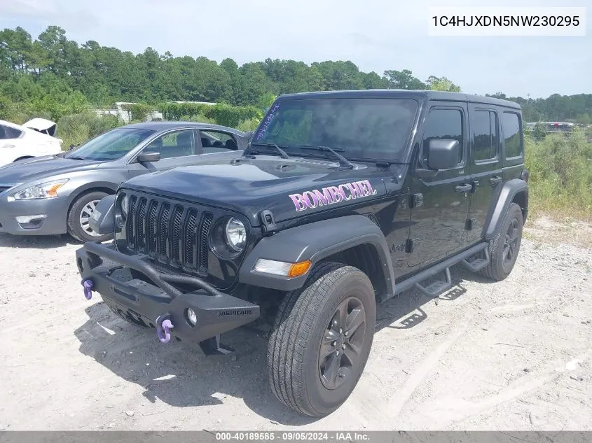 1C4HJXDN5NW230295 2022 Jeep Wrangler Unlimited Sport