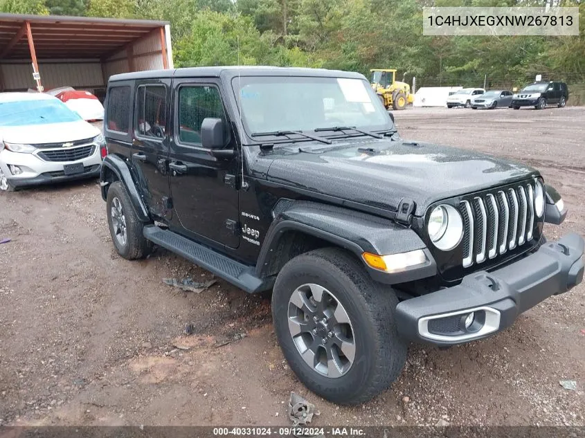 2022 Jeep Wrangler Unlimited Sahara 4X4 VIN: 1C4HJXEGXNW267813 Lot: 40331024