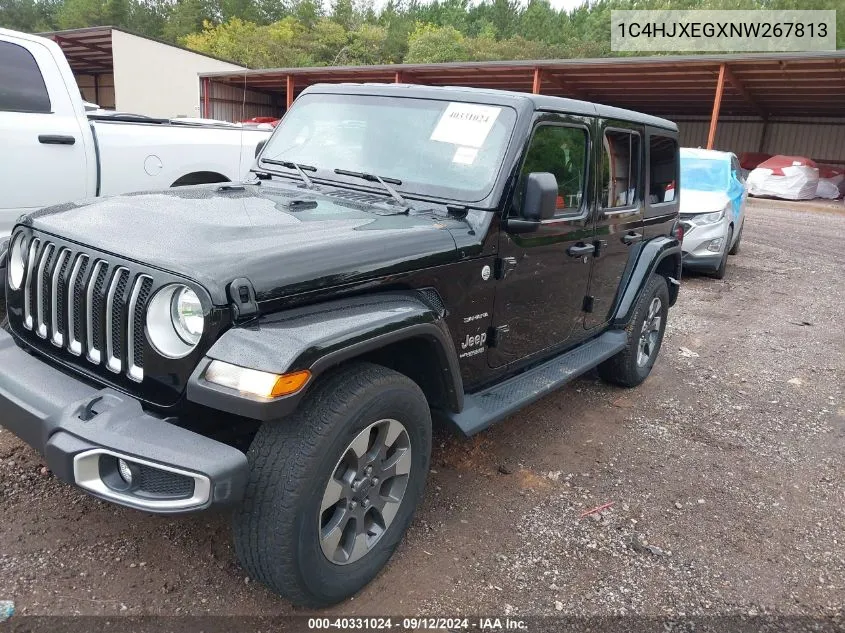 2022 Jeep Wrangler Unlimited Sahara 4X4 VIN: 1C4HJXEGXNW267813 Lot: 40331024