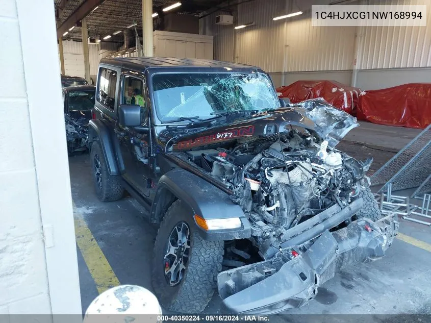 1C4HJXCG1NW168994 2022 Jeep Wrangler Rubicon