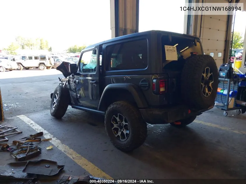 1C4HJXCG1NW168994 2022 Jeep Wrangler Rubicon