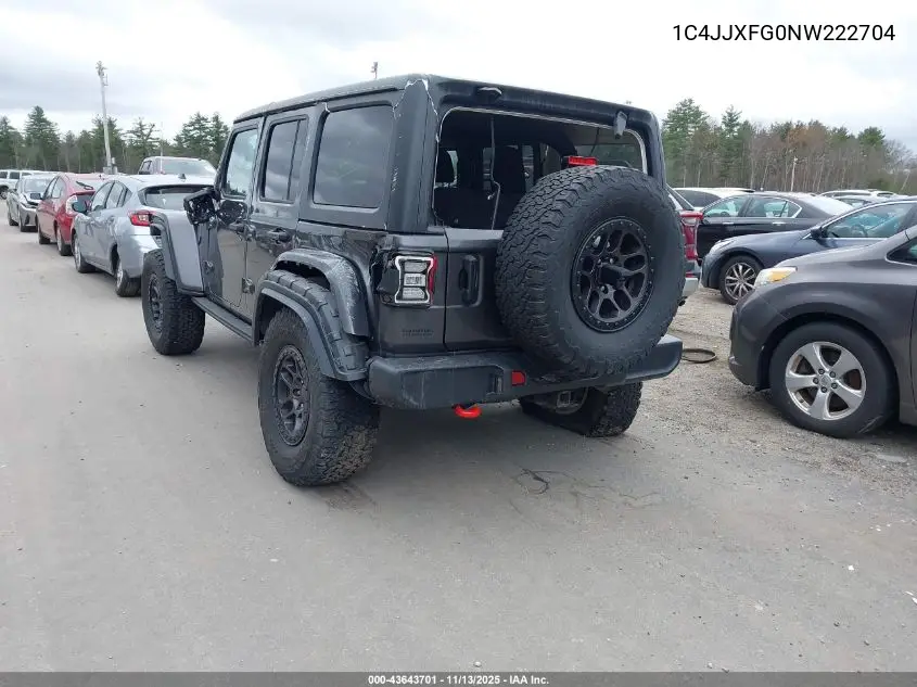 1C4JJXFG0NW222704 2022 Jeep Wrangler Unlimited Rubicon 4X4