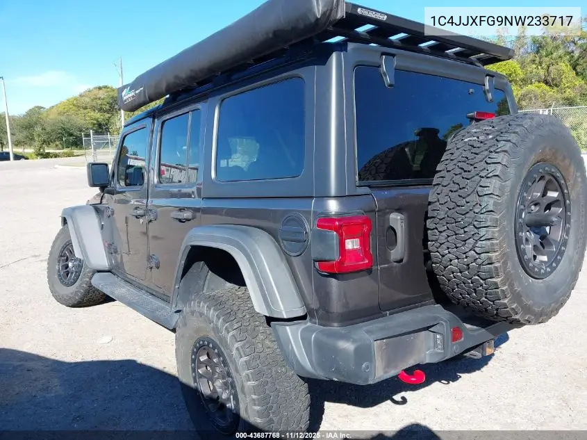 1C4JJXFG9NW233717 2022 Jeep Wrangler Unlimited Rubicon 4X4