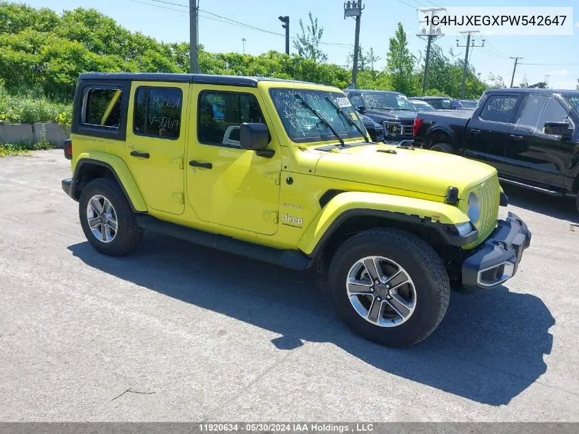 1C4HJXEGXPW542647 2023 Jeep Wrangler Sahara