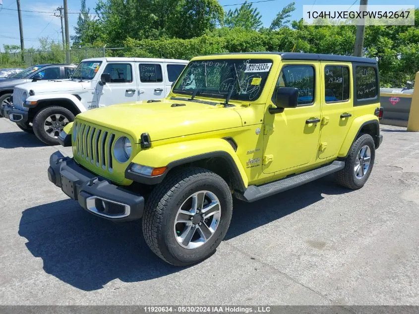 1C4HJXEGXPW542647 2023 Jeep Wrangler Sahara