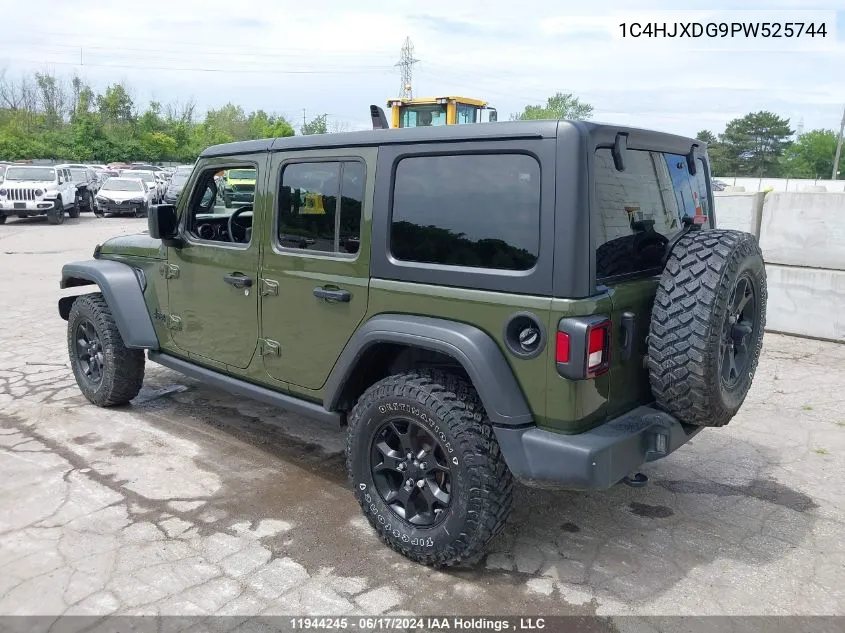 2023 Jeep Wrangler Sport VIN: 1C4HJXDG9PW525744 Lot: 11944245