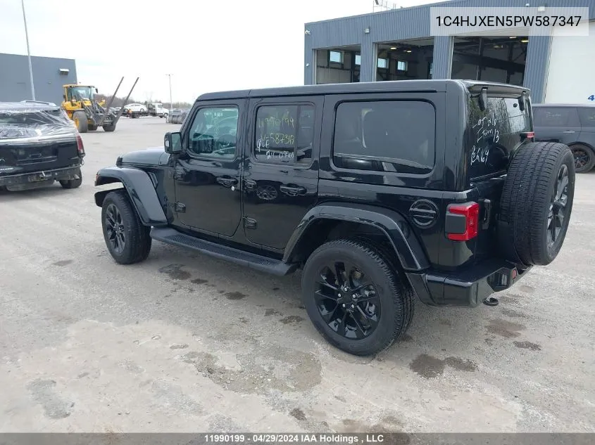 1C4HJXEN5PW587347 2023 Jeep Wrangler Sahara