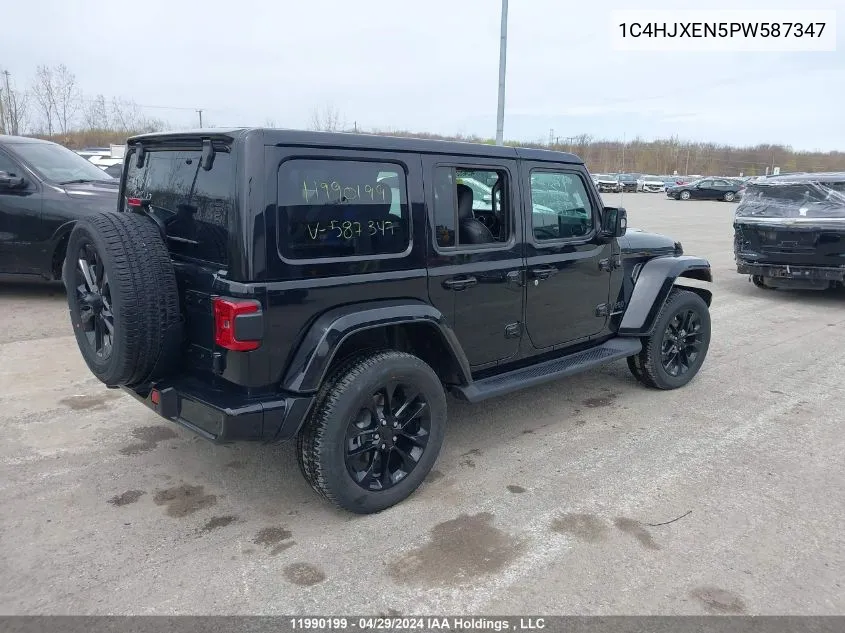 1C4HJXEN5PW587347 2023 Jeep Wrangler Sahara