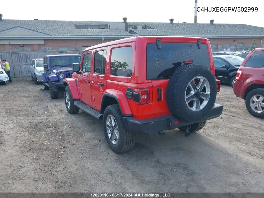 1C4HJXEG6PW502999 2023 Jeep Wrangler Sahara