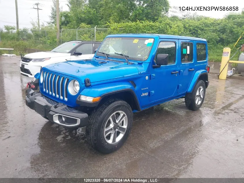 1C4HJXEN3PW586858 2023 Jeep Wrangler Sahara