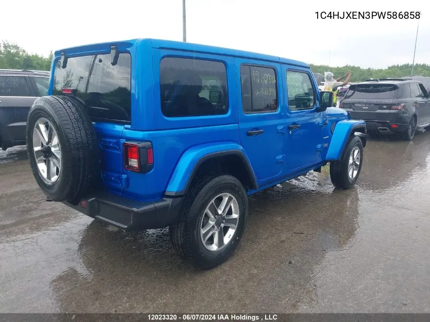 1C4HJXEN3PW586858 2023 Jeep Wrangler Sahara