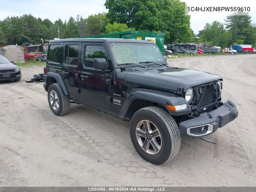 1C4HJXEN8PW559610 2023 Jeep Wrangler Sahara