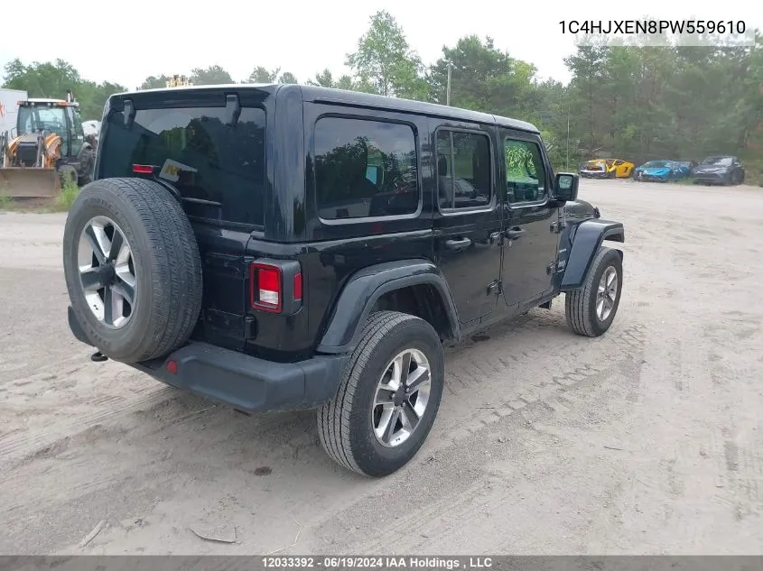 1C4HJXEN8PW559610 2023 Jeep Wrangler Sahara