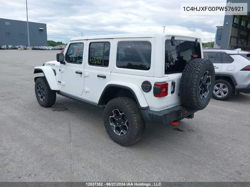 2023 Jeep Wrangler Rubicon VIN: 1C4HJXFG0PW576921 Lot: 12037352