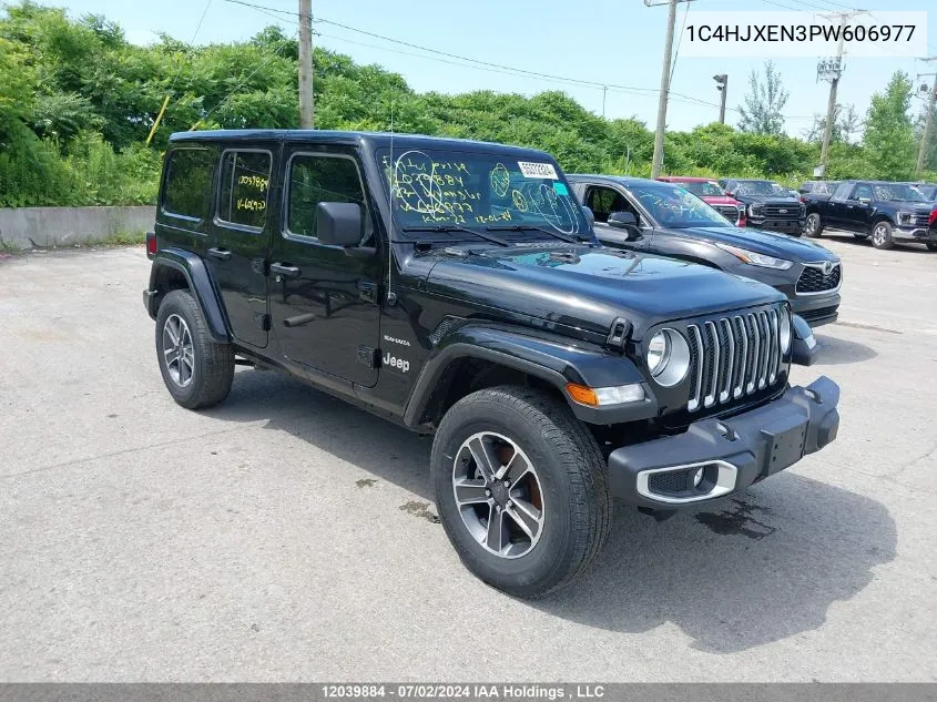 1C4HJXEN3PW606977 2023 Jeep Wrangler Sahara