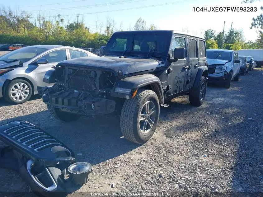 1C4HJXEG7PW693283 2023 Jeep Wrangler Sahara