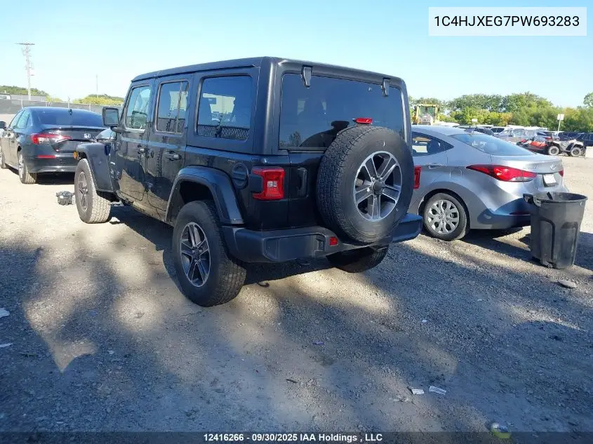 1C4HJXEG7PW693283 2023 Jeep Wrangler Sahara