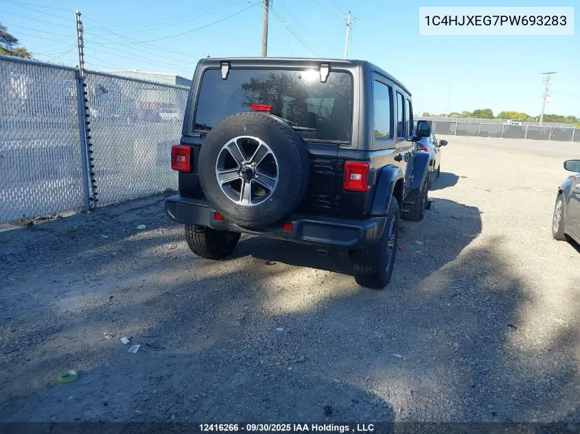 1C4HJXEG7PW693283 2023 Jeep Wrangler Sahara