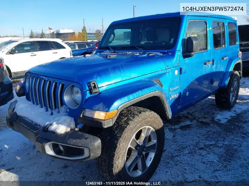 1C4HJXEN3PW572474 2023 Jeep Wrangler Sahara