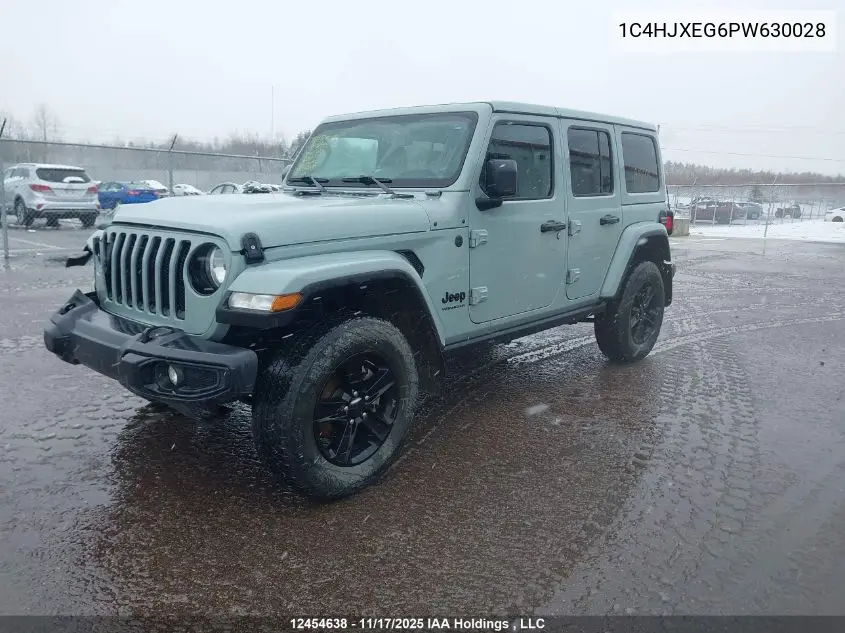 1C4HJXEG6PW630028 2023 Jeep Wrangler Sahara