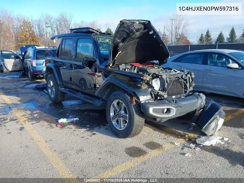 1C4HJXEN0PW597316 2023 Jeep Wrangler Sahara
