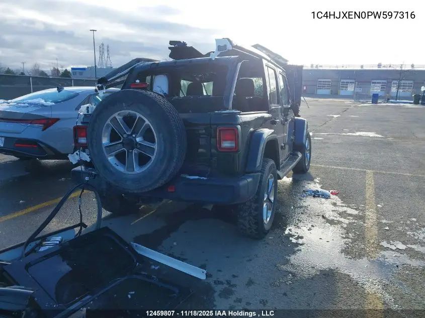 1C4HJXEN0PW597316 2023 Jeep Wrangler Sahara