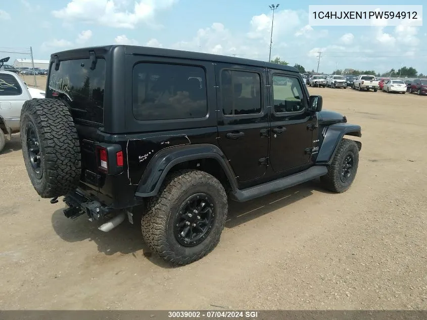 1C4HJXEN1PW594912 2023 Jeep Wrangler 4-Door Sahara