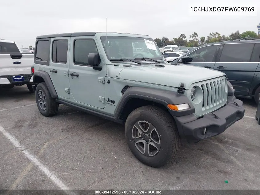 2023 Jeep Wrangler Sport VIN: 1C4HJXDG7PW609769 Lot: 39412595