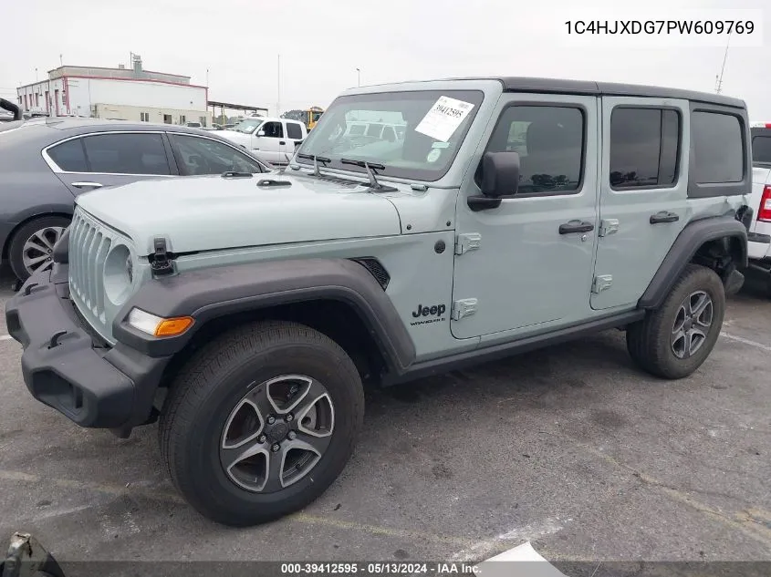 2023 Jeep Wrangler Sport VIN: 1C4HJXDG7PW609769 Lot: 39412595