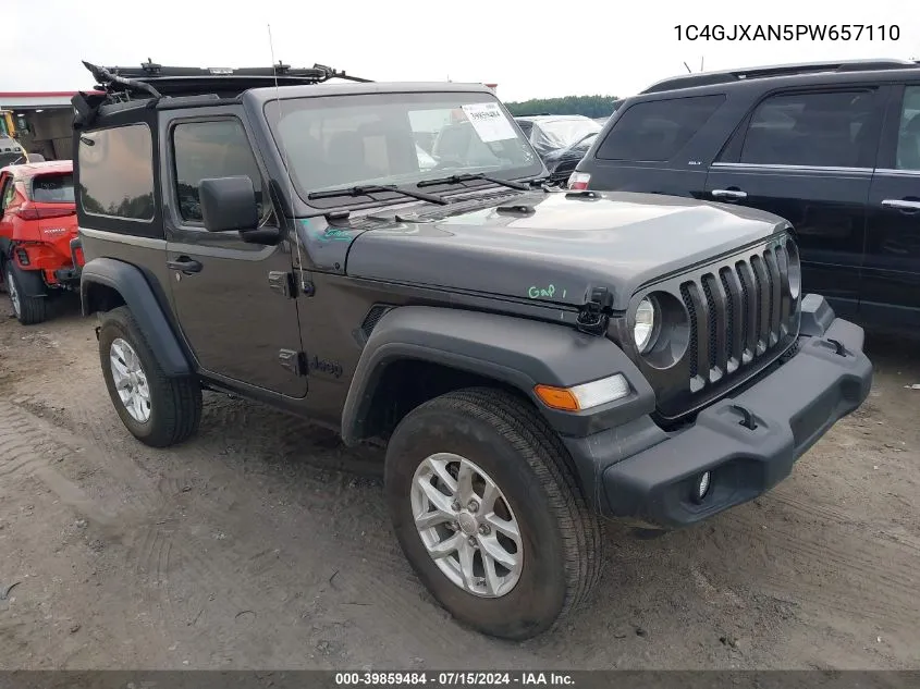 1C4GJXAN5PW657110 2023 Jeep Wrangler 2-Door Sport S 4X4