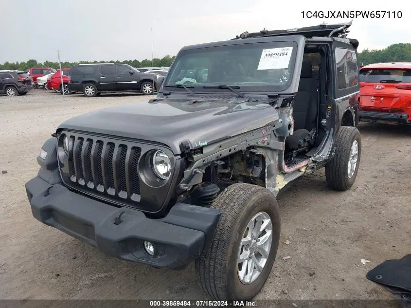 1C4GJXAN5PW657110 2023 Jeep Wrangler 2-Door Sport S 4X4