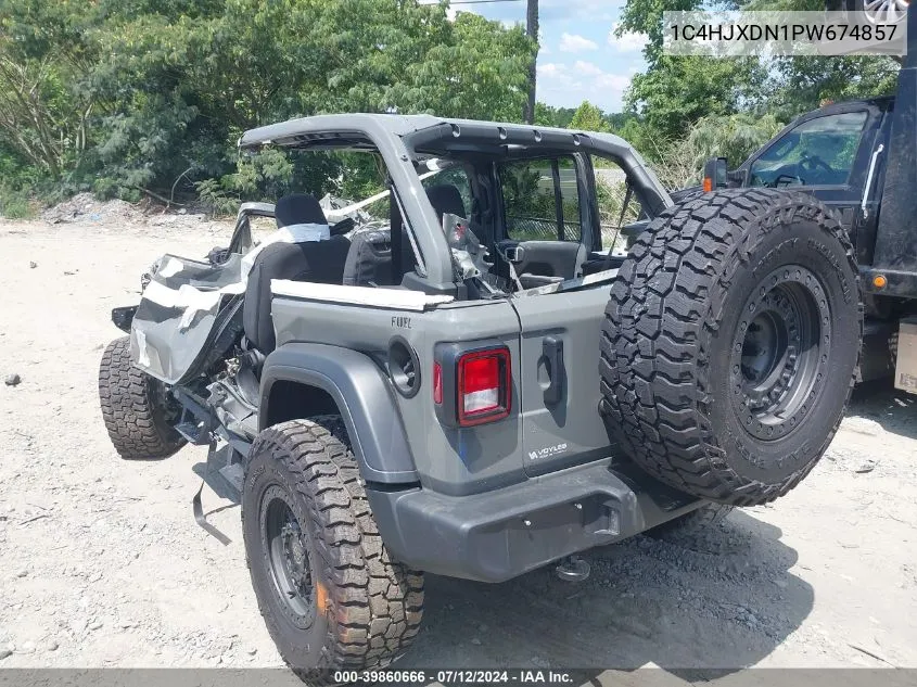 1C4HJXDN1PW674857 2023 Jeep Wrangler 4-Door Sport Altitude 4X4