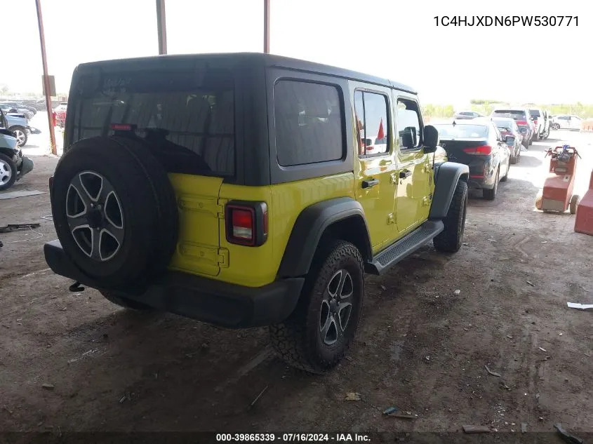 1C4HJXDN6PW530771 2023 Jeep Wrangler 4-Door Sport S 4X4