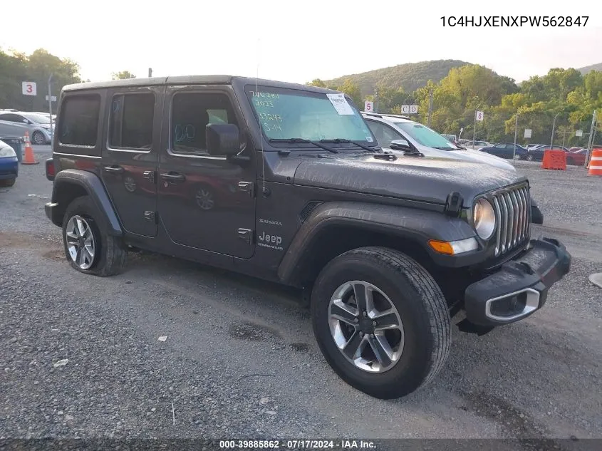 2023 Jeep Wrangler Sahara VIN: 1C4HJXENXPW562847 Lot: 39885862