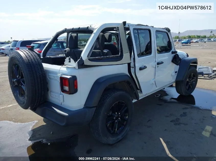 2023 Jeep Wrangler Sport VIN: 1C4HJXDG4PW578612 Lot: 39962241