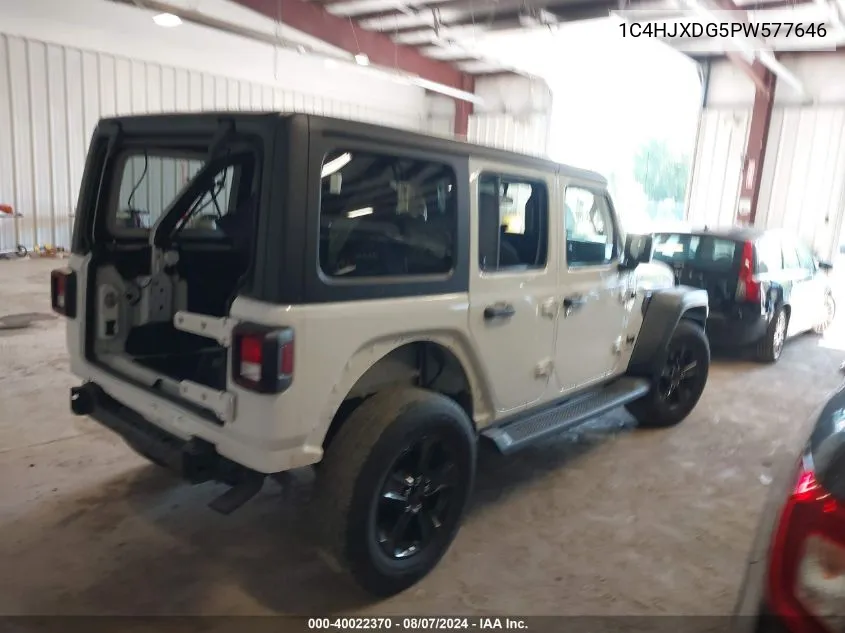 2023 Jeep Wrangler 4-Door Sport Altitude 4X4 VIN: 1C4HJXDG5PW577646 Lot: 40022370