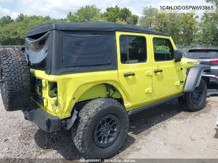 1C4HJXDG5PW693865 2023 Jeep Wrangler 4-Door High Tide 4X4