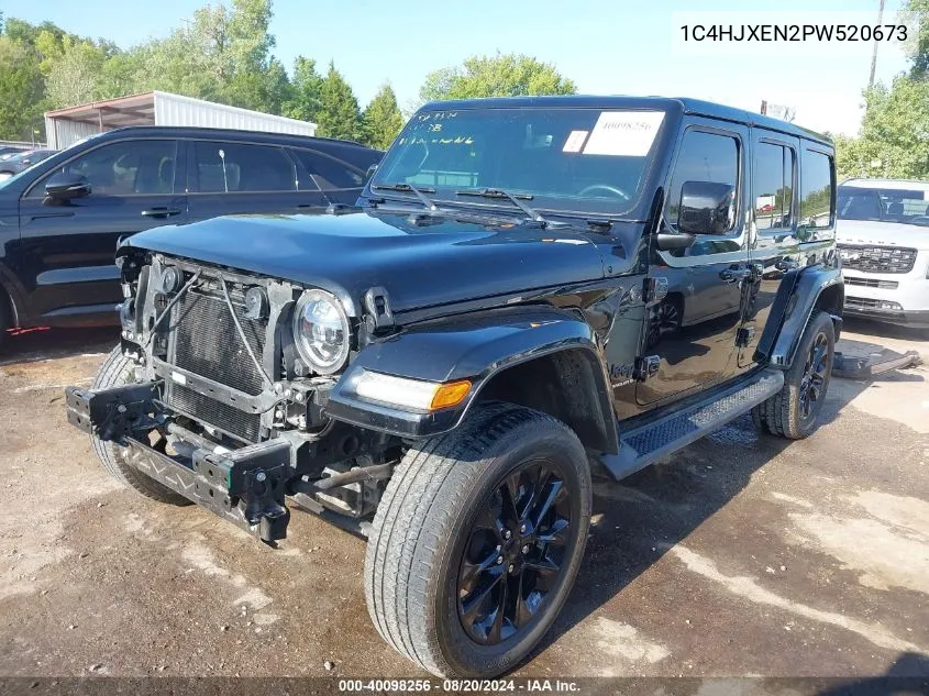 1C4HJXEN2PW520673 2023 Jeep Wrangler 4-Door High Altitude 4X4