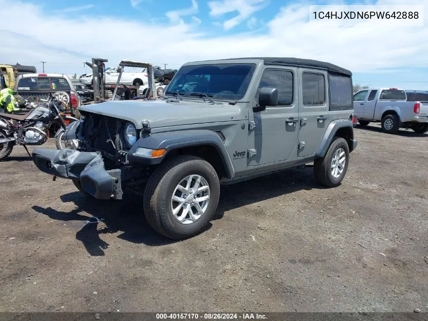 2023 Jeep Wrangler 4-Door Sport S 4X4 VIN: 1C4HJXDN6PW642888 Lot: 40157170