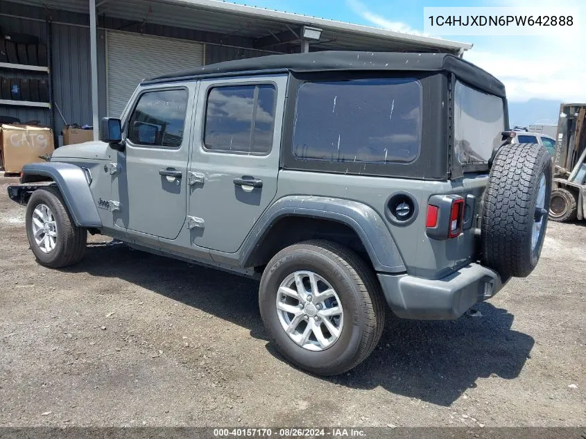 1C4HJXDN6PW642888 2023 Jeep Wrangler 4-Door Sport S 4X4