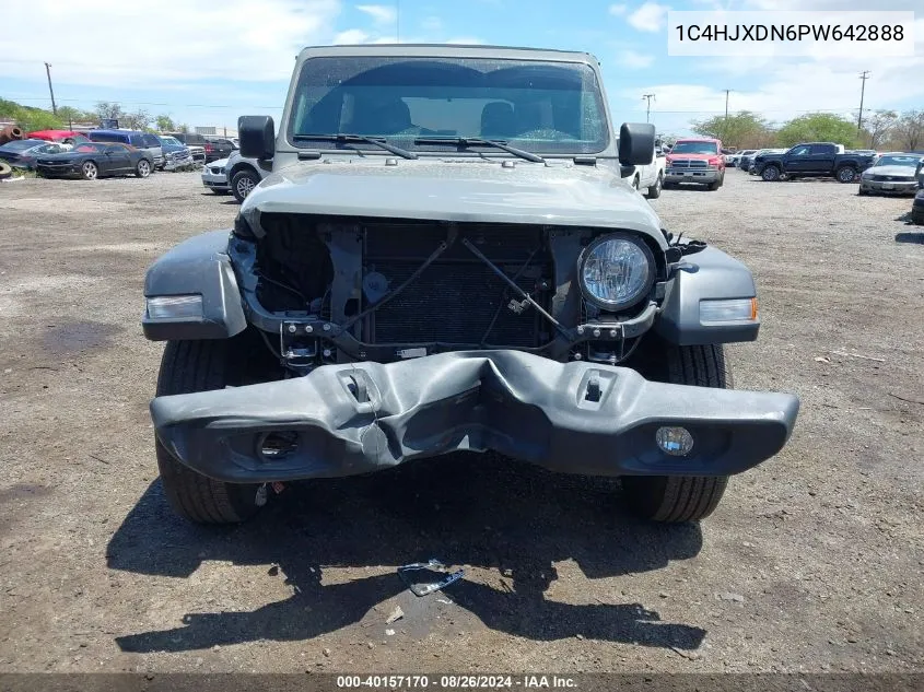 1C4HJXDN6PW642888 2023 Jeep Wrangler 4-Door Sport S 4X4