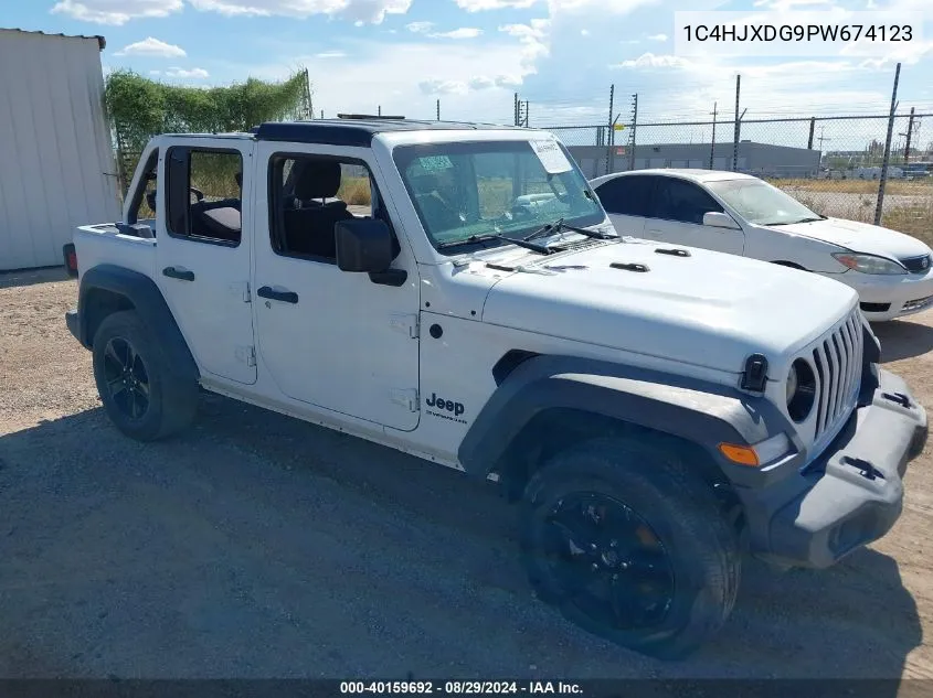 1C4HJXDG9PW674123 2023 Jeep Wrangler 4-Door Sport Altitude 4X4